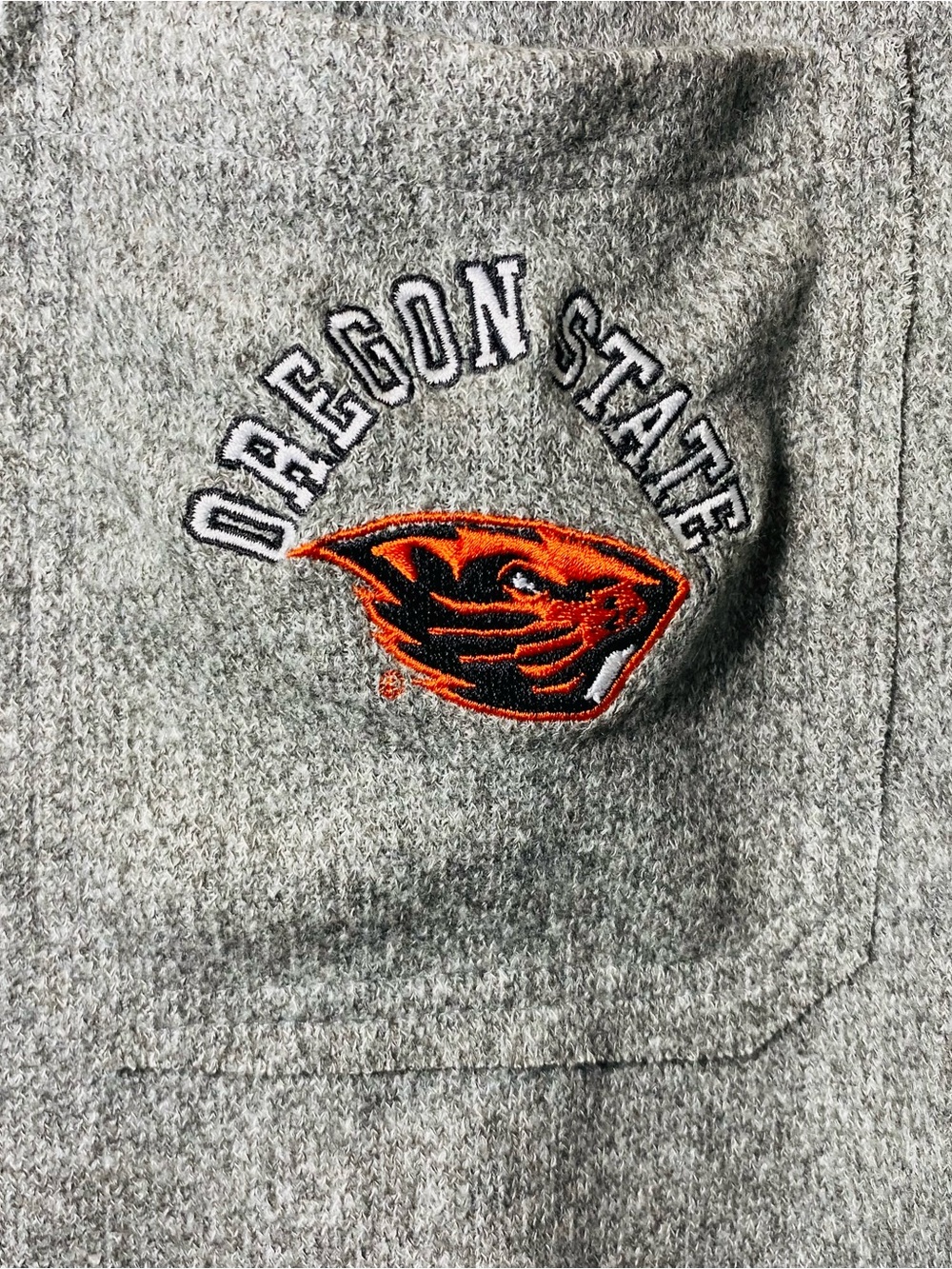 Oregon State Gray Button-Up Shacket - Picture 3 of 6